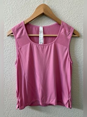 Varley Nova Seamless Crop Tank XXS/XS Pink 100% Nylon